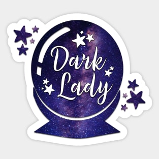 Cher Crystal Ball Dark Lady Sticker